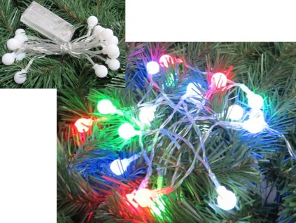 lampki na baterie biale kulki 41015