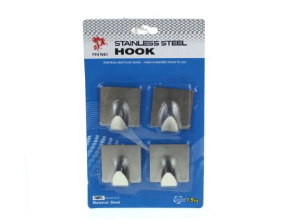 haczyki wieszaczki srebrne 3 49065