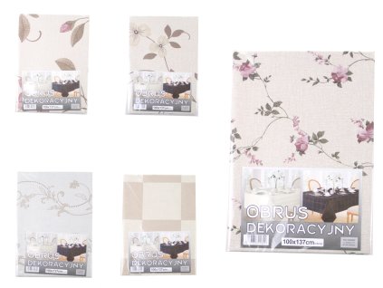 obrus dekoracyjny tkanina 100 54842