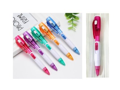 dlugopis z latarka mix kolor 60958