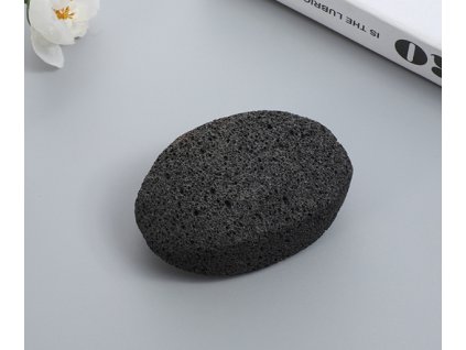 pumeks czarny owalny 9x6x3 cm 87782