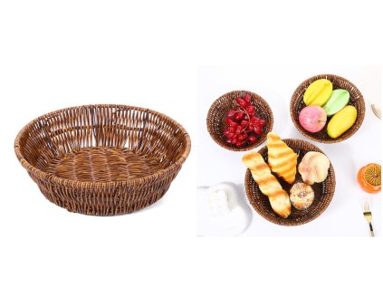 kosz koszyk imitacja rattanu 95161