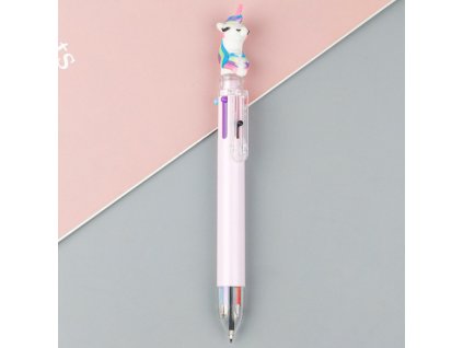 dlugopis 6 kolorowy jednoroze 98348