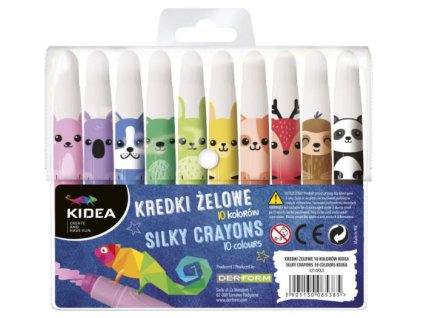 kidea kredki zelowe 12 cm 10 98118