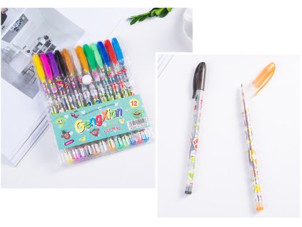 dlugopis zelowy kolorowy znak 99701