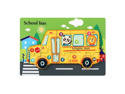 puzzle drewniane autobus 22x 102828