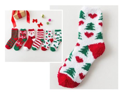 skarpety damskie swiateczne 103358