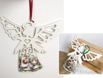 dekoracja aniol azur zawiesz 102800