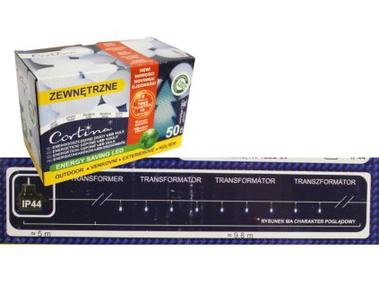 lampki led 50l kulki timer t 103609