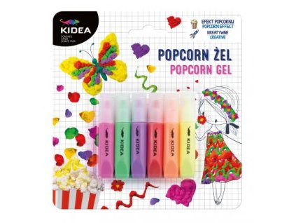 kidea popcorn zel 6 kolorow 103722