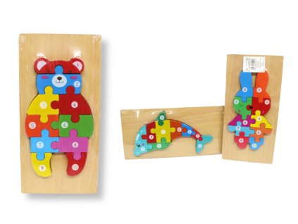 zabawka drewniana puzzle ukl 104879