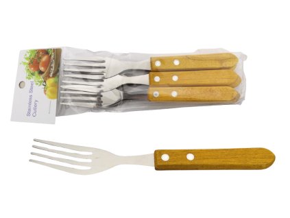 sztucce widelce z drewniana 105719