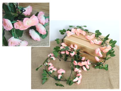 girlanda roza wys 185 cm kwi 105257