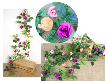 girlanda roza 190 cm kwiat 5 106018