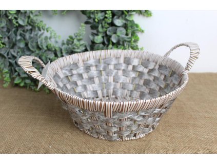 kosz koszyk okragly z uszami 106685