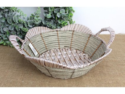 kosz koszyk okragly z uszami 106683