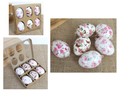 jajka pisanki 6 cm plastikow 106869