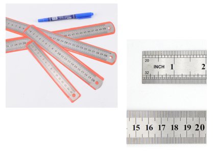 linijka metalowa w etui 40 c 109910