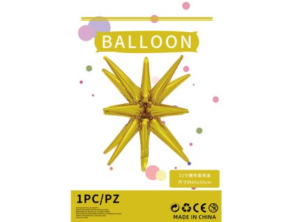 balon foliowy gwiazda 56 cm 111277