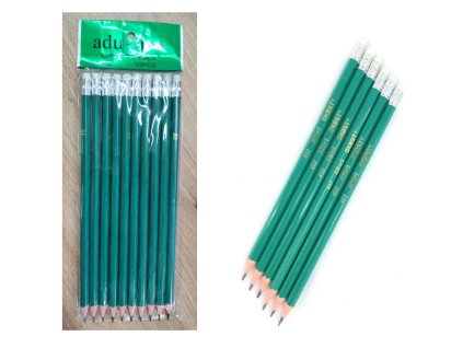 olowki z gumka zielone kpl 1 110732