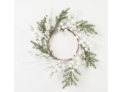 wianek jalowiec z bialymi ku 112346