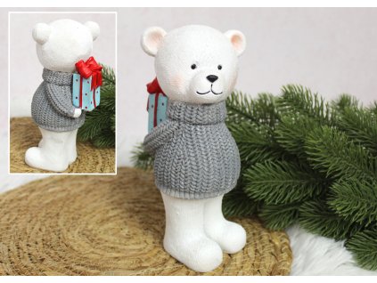 figurka polyston mis bialy w 113197