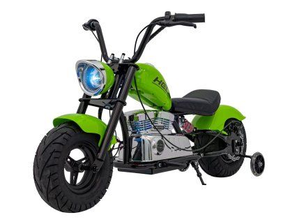 Motocykl Chopper Warrior zelený