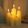 Svíčka na baterie s efektem plápolajícího ohně - 17x5 cm