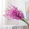 Umělá květina ORCHIDEA jemná na stonku 50 cm 3-ramenná - LIGHT PURPLE