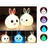 qNhkpol pl Lampka nocna dla dzieci led krolik pilot rgb usb 3078 12