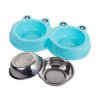 IMaXpol pl Miska podwojna dla psa kota metalowa 0 3l x 2 1415 4