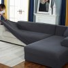 9 variant saoltexi plush fabirc elastic sofa cover solid l shape sofa covers velvet for living room stretch slipcover couch cover xx01