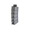 Závěsný organizér do skříně s 5 policemi 70 cm (Velikost univerzální)