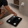 Koupelnová analytická váha bluetooth sklo lcd (Velikost univerzální)