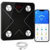 Koupelnová analytická váha bluetooth sklo lcd (Velikost univerzální)