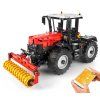 RC stavebnice: Červený traktor 2716 dílů.