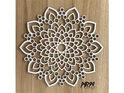 mandala bílá