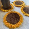 sunflower coasters 4