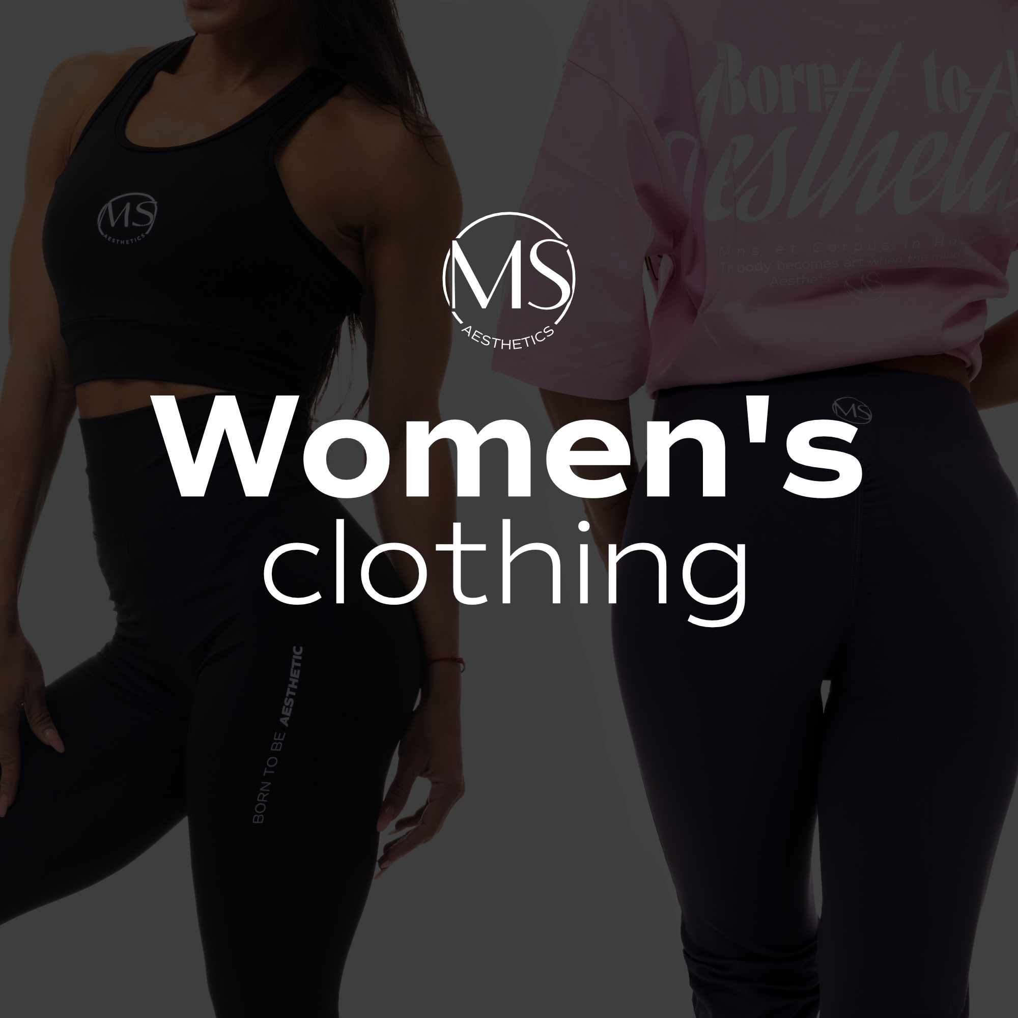 Women's fitness clothing, leggings and sports tops MS Aesthetics