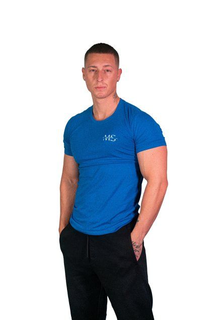 Men's T-Shirt BASIC MS blue