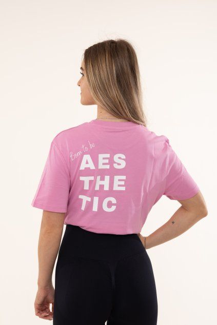 Dámský oversize crop top BTB AESTHETIC