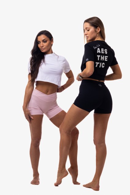 Women’s functional shorts - embroided logo MS