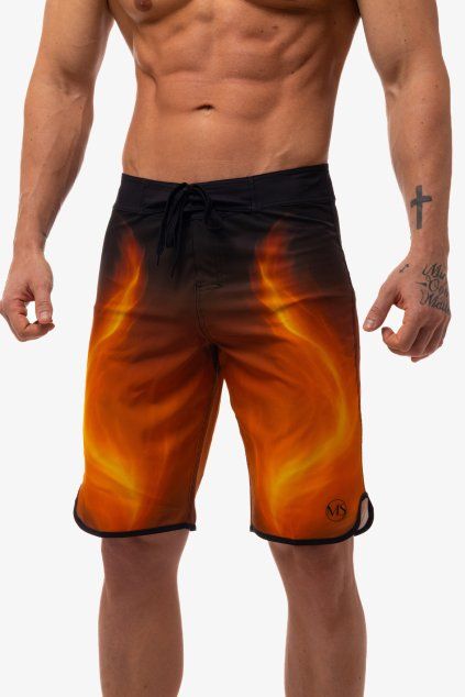Competition Boardshorts – GOLDEN FLAME
