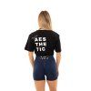 Women's Oversized Crop Top BTB AESTHETIC