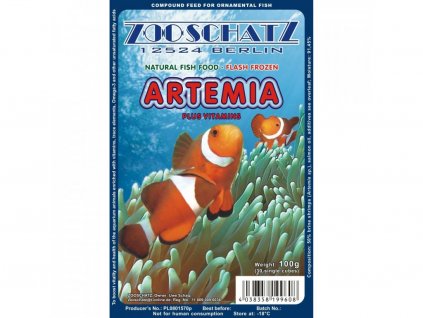 19843 artemia 100g mrazene krmeni