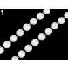 Perlová reťaz - polperly Ø10 mm/m