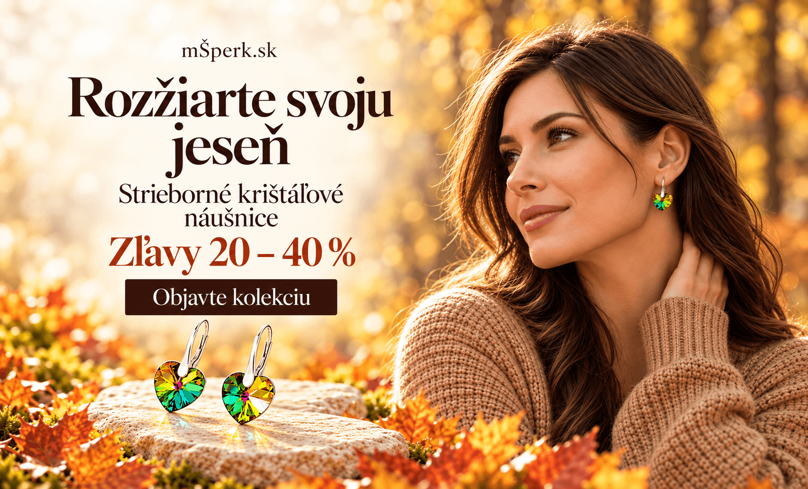 Perlové a krištálikové náušnice