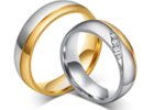 Svadobné prstene, pozlátené prstene, zásnubné prstene lacno