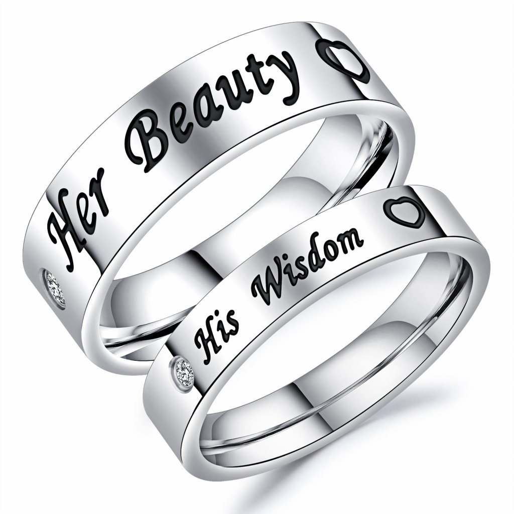 Prstene pre dvoch "His Wisdom & Her Beauty" 2 ks - mŠperk.sk