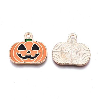 Halloween prívesok v tvare veselej tekvice